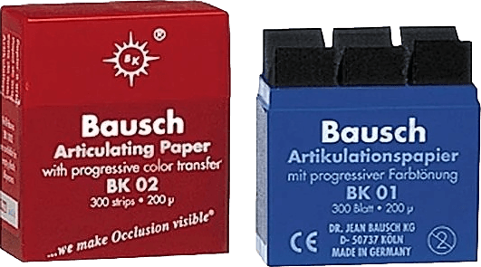 Bausch Artikülasyon Kağıdı 200 Mic 300'lük Kutu