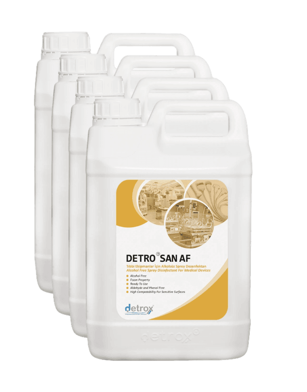Detrox Detrosan AF – Alkolsüz Yüzey Dezenfektanı 5L × 4 Adet