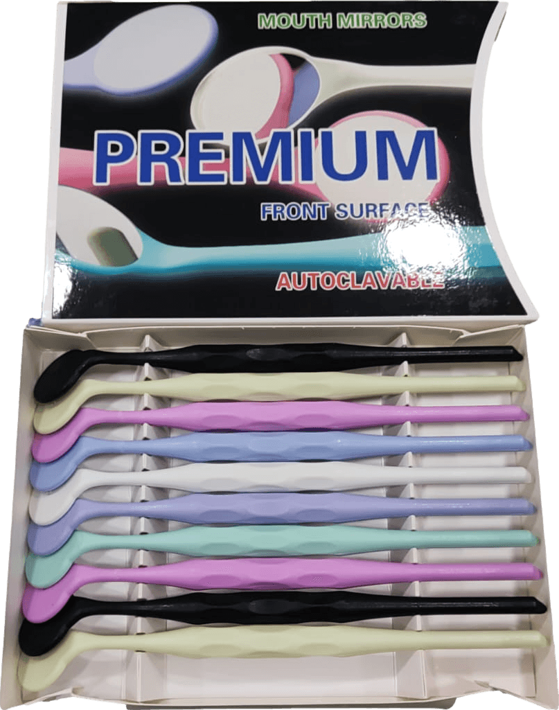 Ergonomik Rodium Renkli Ayna Paket içi 10 Adet (Relax Muadili)