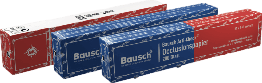 Bausch Düz Form Artikülasyon Kağıdı 40 Mikron