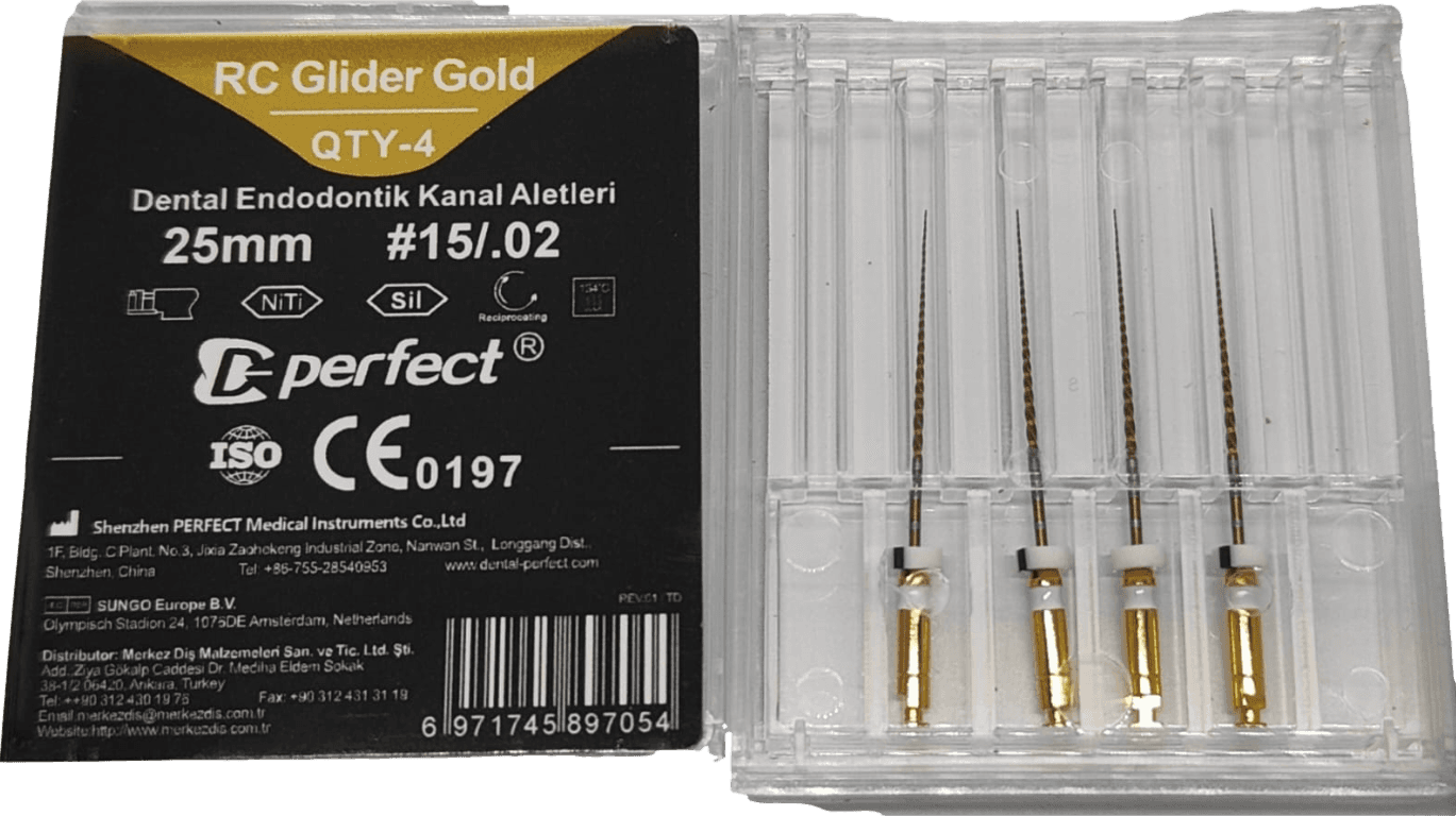 D-Perfect RC Glider Gold Endodontik Kanal Eğesi 25 mm