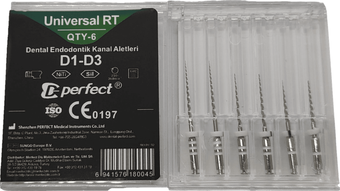 D-Perfect Üniversal RT Plus Rotary Eğe D1-D3