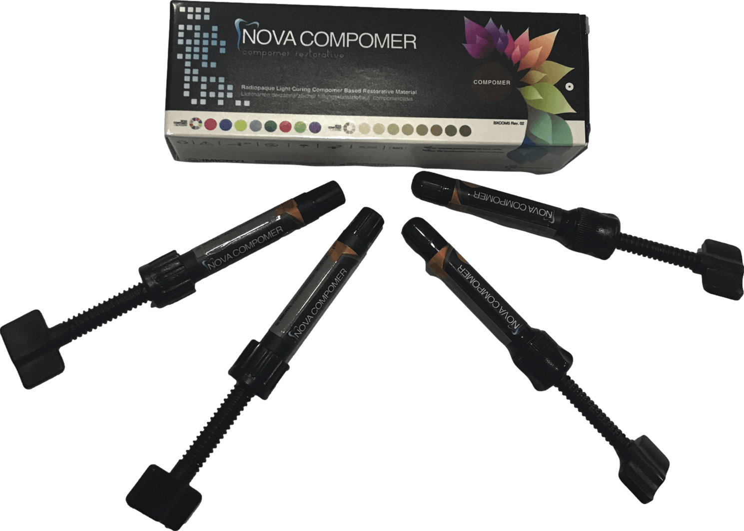 İmicryl Classic & Rainbow Nova Compomer Şırınga 4x 4 g