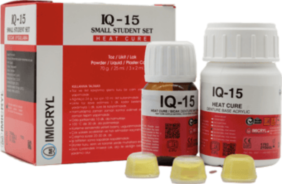 İmicryl IQ-15 Sıcak Uygulama Akriliği - Küçük Öğrenci Seti