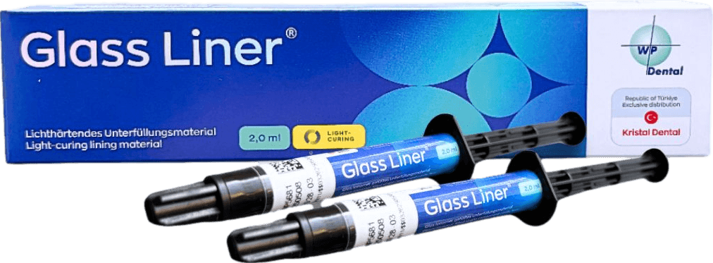 WP Dental Glass Liner Cam Işınlı İyonomer Kaide 2 Li