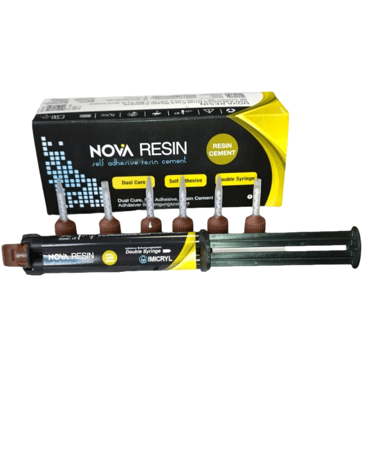 İmicryl Nova Rezin Self Adeziv Dual Cure Rezin Siman 11 g Double Şırınga