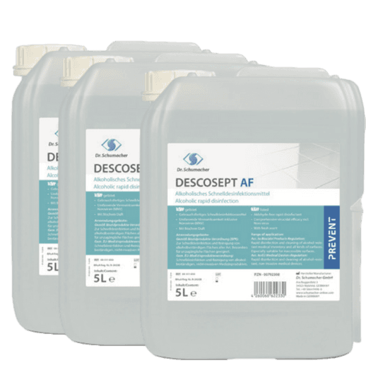 Dr Schumacher Descosept AF -Alkol Bazlı Hızlı Yüzey Dezenfektanı 3 x 5 L