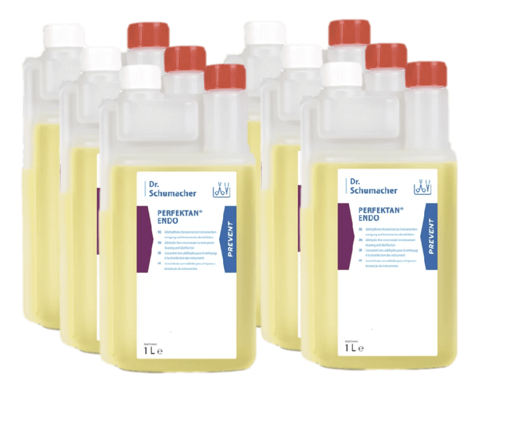 Dr Schumacher Perfektan Endo -Tıbbi Alet ve Endoskoplar İçin Konsantre Alet Dezenfektanı 6 x 1 Lt