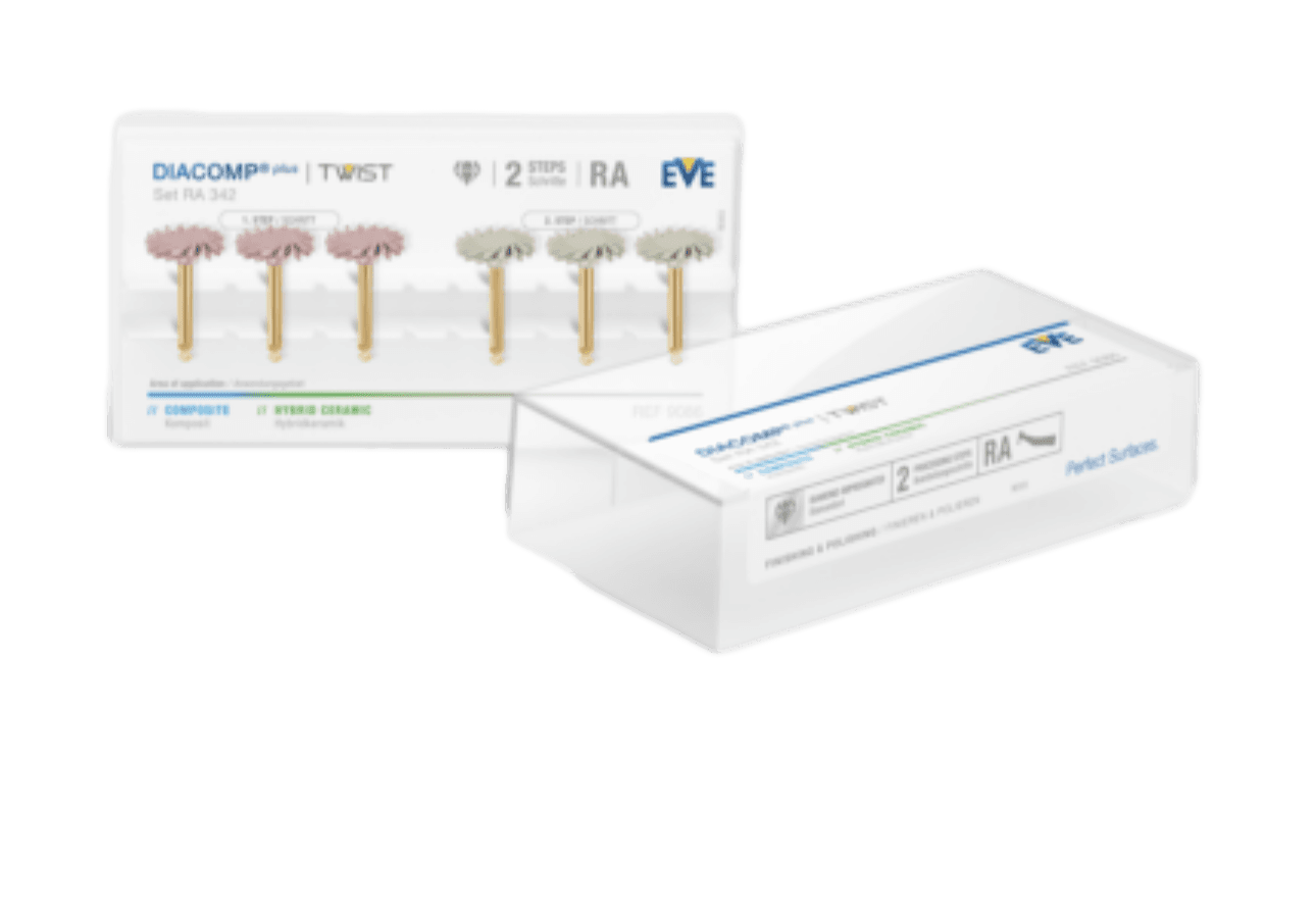 EVE Diacomp Plus Ra Kompozit , Hibrit Seramik Parlatıcı Set RA 342