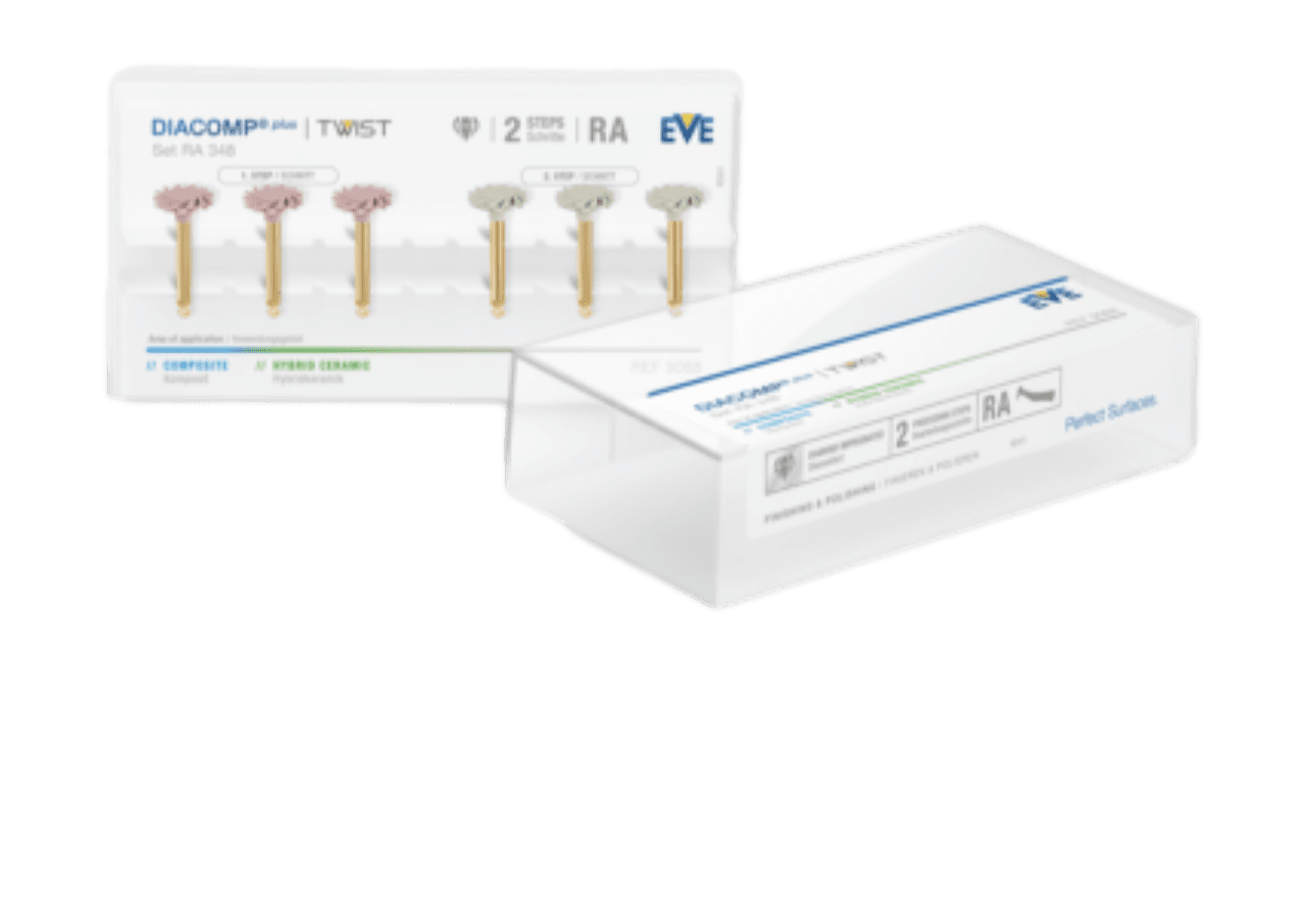 EVE Diacomp Plus Ra Kompozit , Hibrit Seramik Parlatıcı Set RA 348