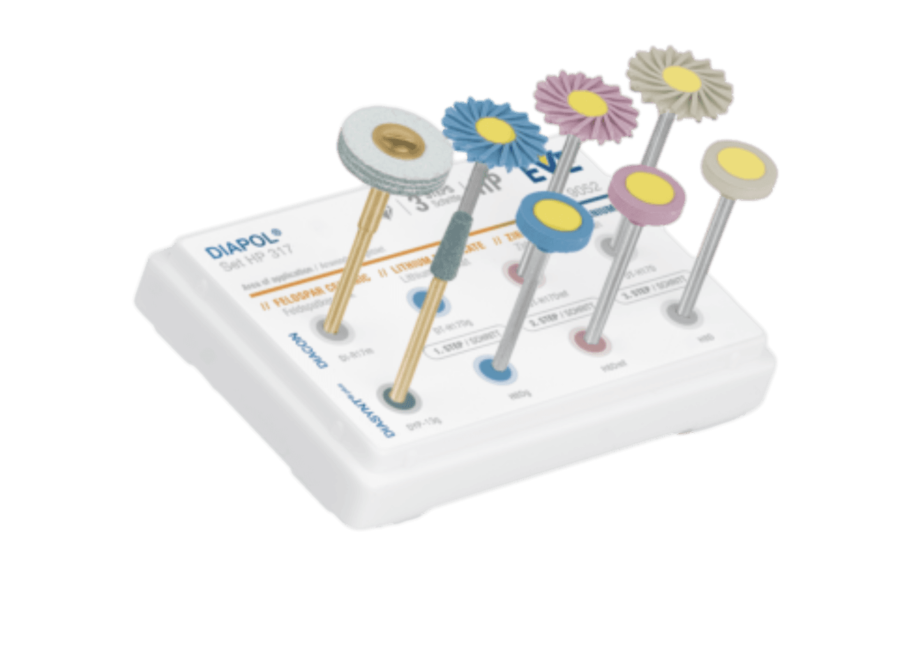 EVE Diapol Hp Seramik , Titanyum , Zirkonyum Parlatıcı Set HP 317