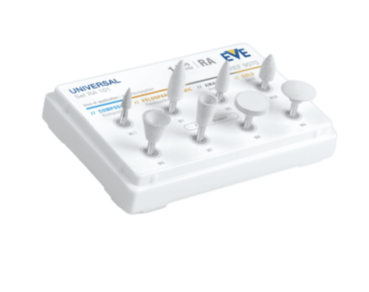 EVE Universal Ra Amalgam , Kompozit , Seramik , Altın Parlatıcı Kaba Set Ra 101