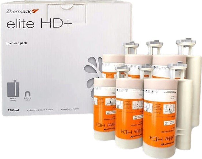Zhermack Elite HD+ Maxi Tray Makine Ölçüsü Fast Set Ekonomik Paket 6x380 ml